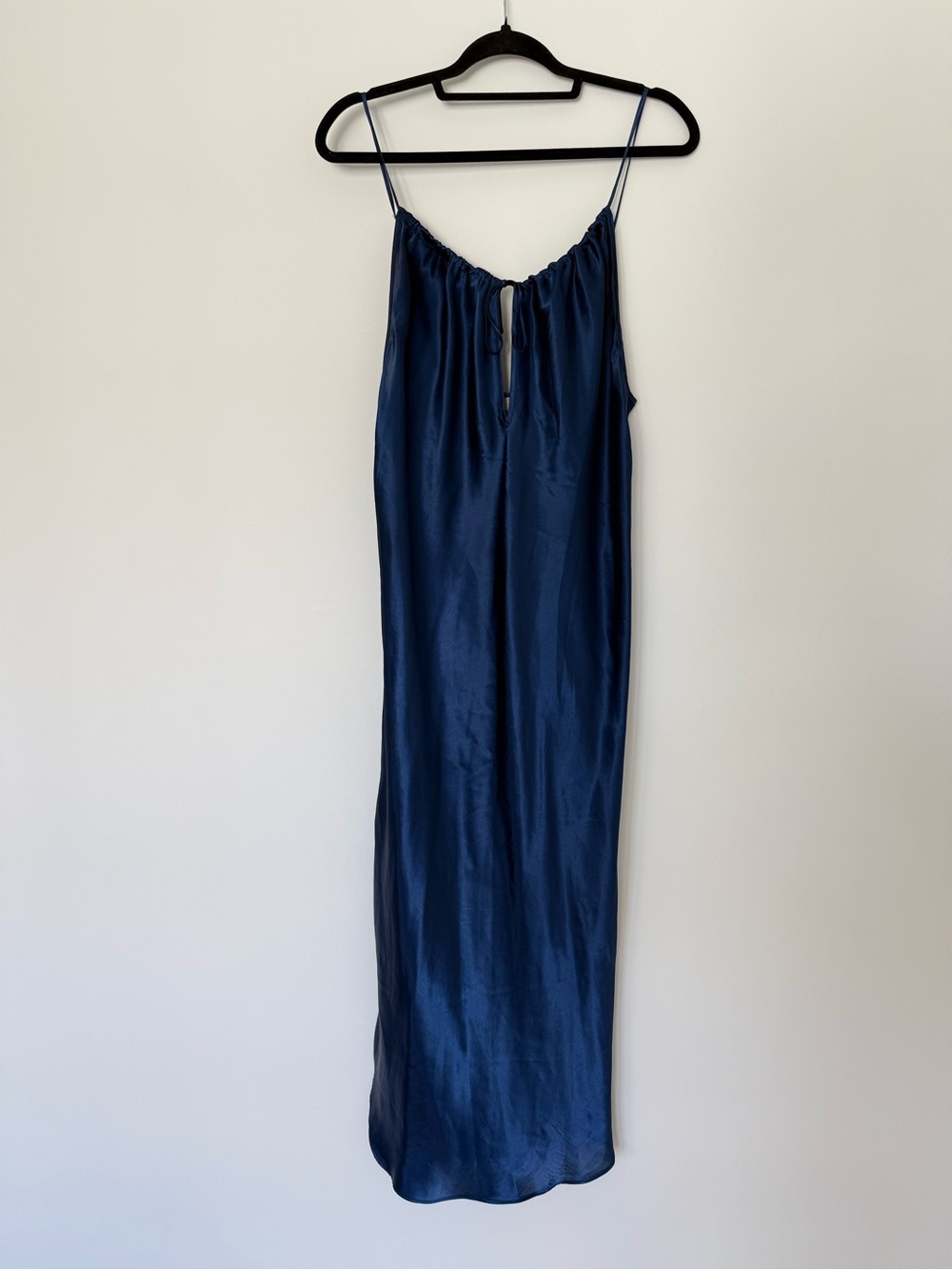 Secret Treasures Navy Satin Slip Chemise